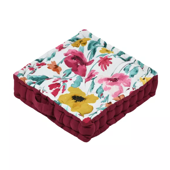 Cojín de suelo en algodón (45 x 10 cm) Lucya Multicolor