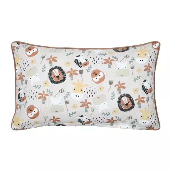 Coussin enfant rectangulaire (50 cm) Coquin Jaune