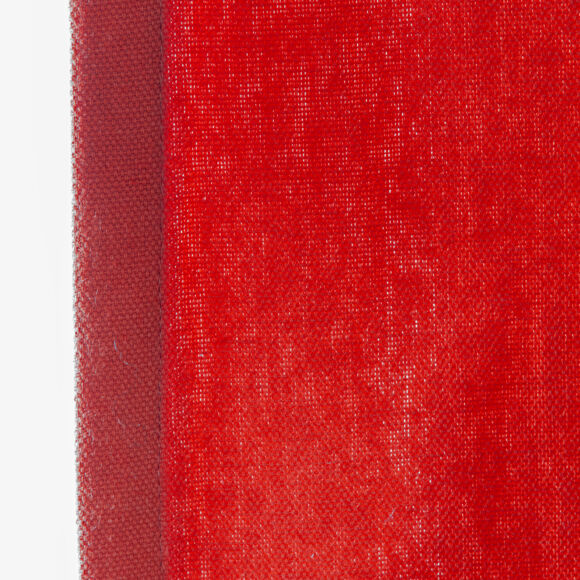 Cortina en algodón (140 x 260 cm) Pixel Rojo cereza