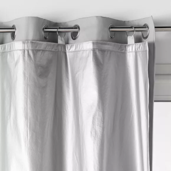 Cortina térmica con forro desmontable (130 x 270 cm) Cover Gris
