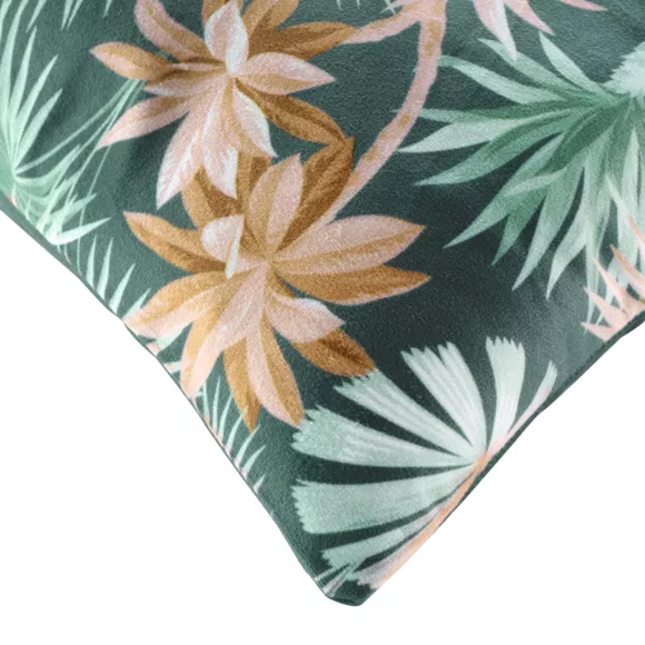 Funda de cojín en terciopelo (40 x 40 cm) Palmani Verde