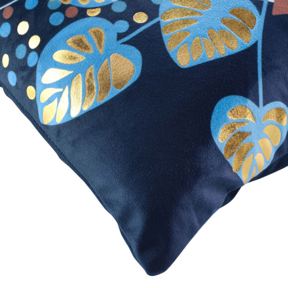 Kissenbezug Samt (40 x 40 cm) Inoa Blau
