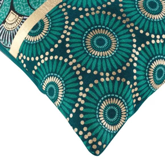 Kussenhoes katoen (40 x 40 cm) Lasco Groen