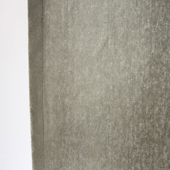 Rideau coton (140 x 260 cm) Pixel Vert romarin