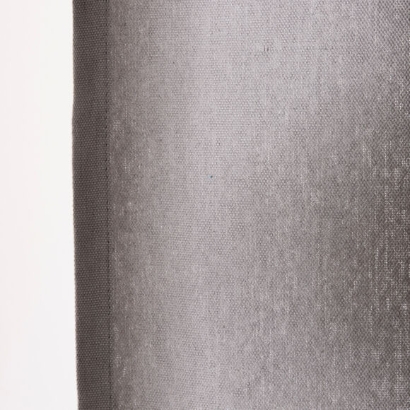 Cortina en algodón (140 x 260 cm) Pixel Gris granito