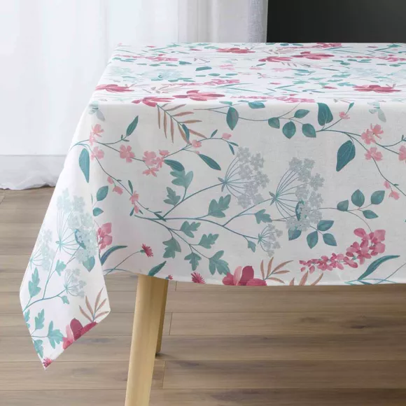 NAPPE RECTANGLE 140 x 240 CM POLYESTER IMPRIME FLORANTINE