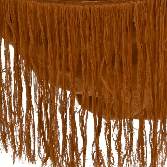 Hangstoel met franjes - Terracotta