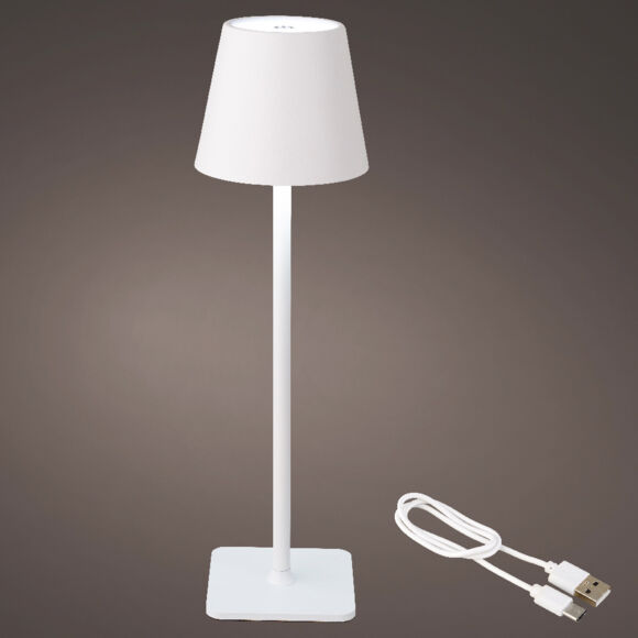 Lampe de table sans fil Brooklyn - Blanc