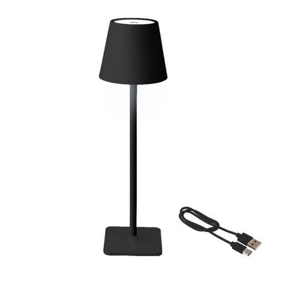 Lampe de table sans fil Brooklyn - Noir