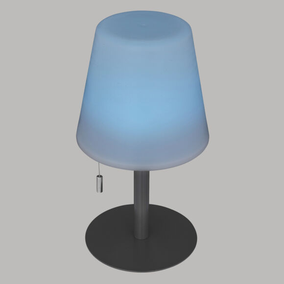 Lampe de table extérieur sans fil Zack - Gris graphite