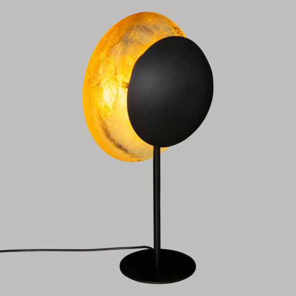 Tafellamp industrieel metaal (57 cm) Estée Zwart