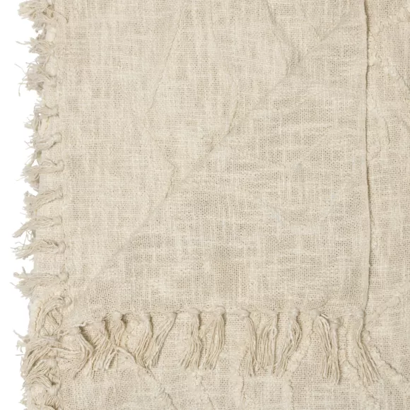 Bedsprei katoen (260 x 240 cm) Daisy Beige