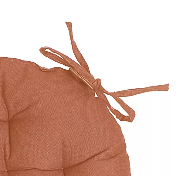 Coussin de chaise rond Datara Terracotta 3