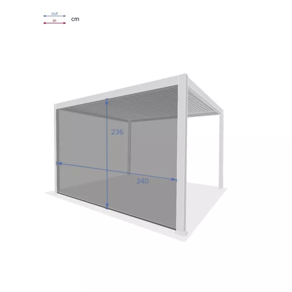 Toldos para pérgola Evora GM y PM - Pizarra