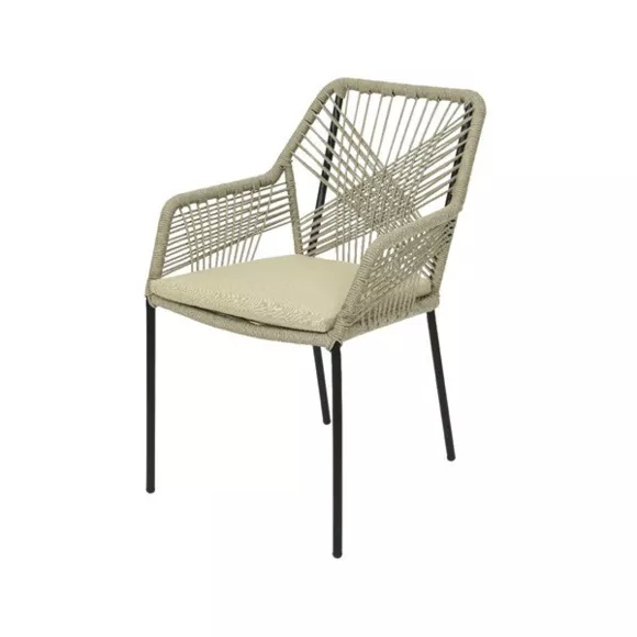 Fauteuil de jardin empilable Seville - Beige