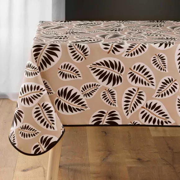 Fleckenabweisende quadratische Tischdecke (150 x 150 cm) Alma Schwarz