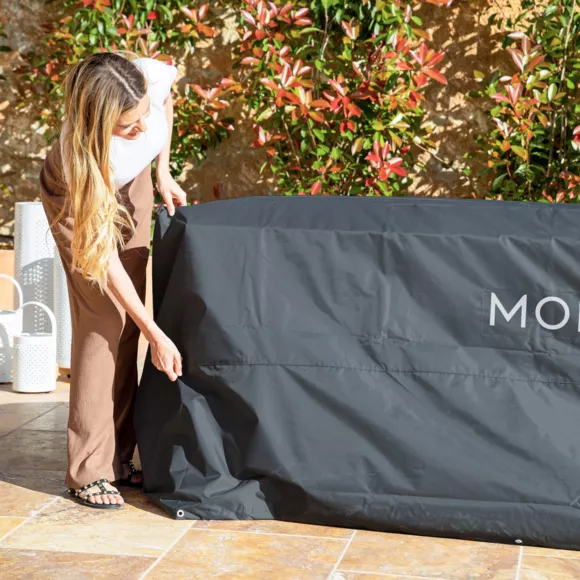 Funda de protección Impermeable XL para Salón de jardín 400 x 300 cm - Gris