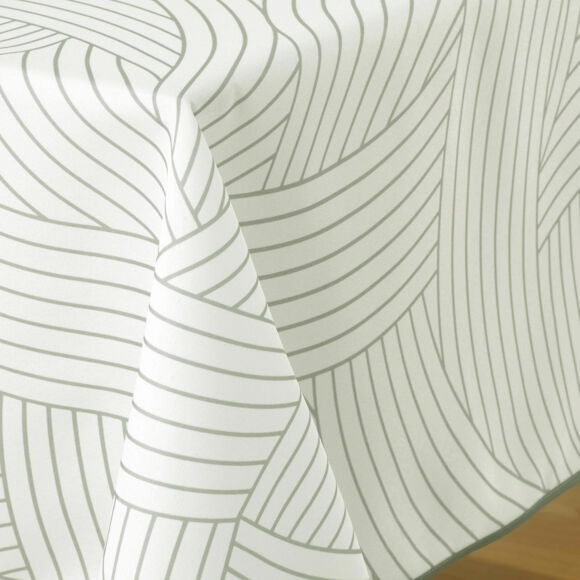 Nappe rectangulaire anti tache (150 x 200 cm) Linea Blanche