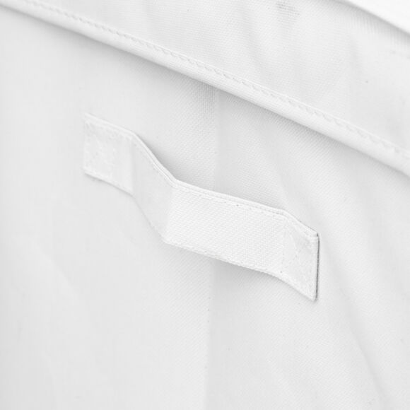 Faltbarer Wäschekorb (36 x 36 x 55 cm) Colorama Weiß