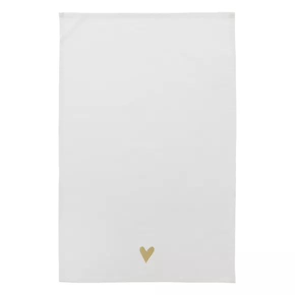 Set van 3 theedoeken katoen (45 x 70 cm) The Floral Bruin