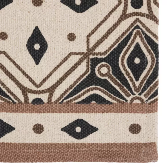 TAPIS COUL ANTISLIP MOSA80X200 L, 200 x P, 80 x H, 0,5 cm Noir & Blanc