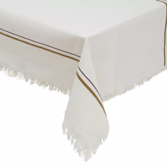 Nappe rectangulaire coton (150 x 250 cm) Ray Beige