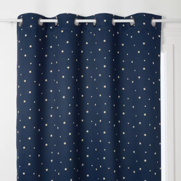 Verduisteringsgordijn (135 x 260 cm) Espace Blauw