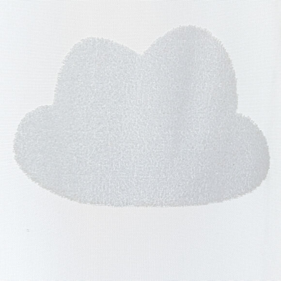 Visillo infantil (140 x 240 cm) Nuage Blanco