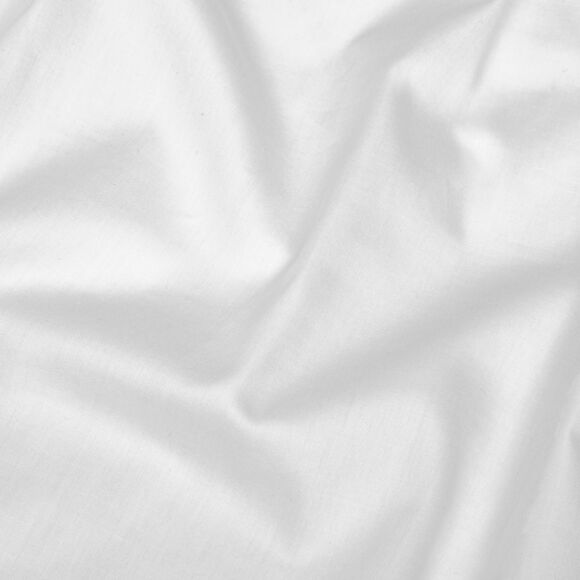 Sábana bajera de satén de algodón (140 x 190 cm) Lydia Blanco