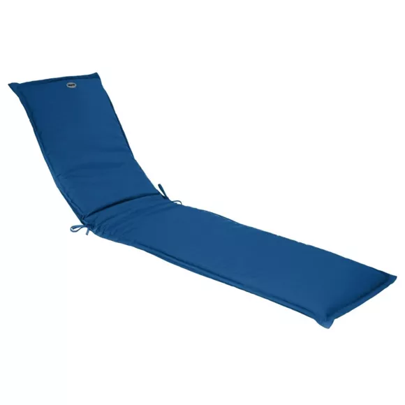 Cojín para tumbona desenfundable Korai - Azul Indigo