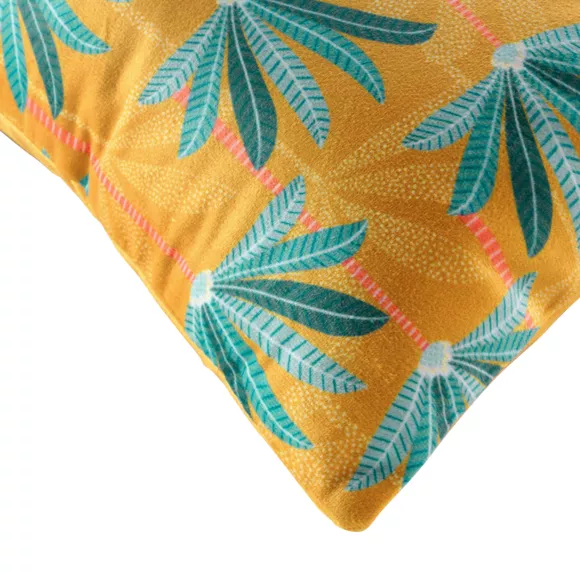 Funda de cojín en en terciopelo (40 x 40 cm) Oasis Amarillo