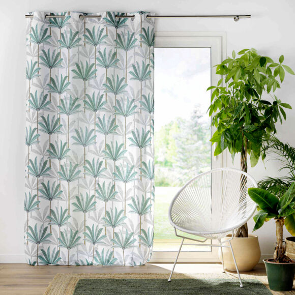 Vorhang aus Polyester (140 x 280 cm) Oasis Grün