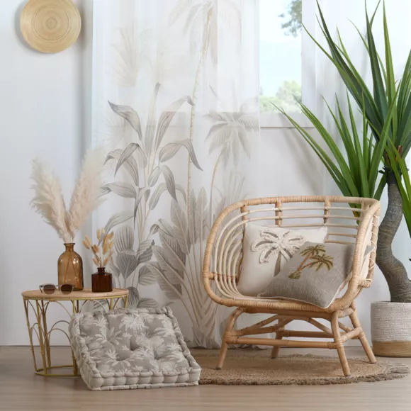 Cojín de suelo en algodón (45 x 10 cm) Nehora Beige