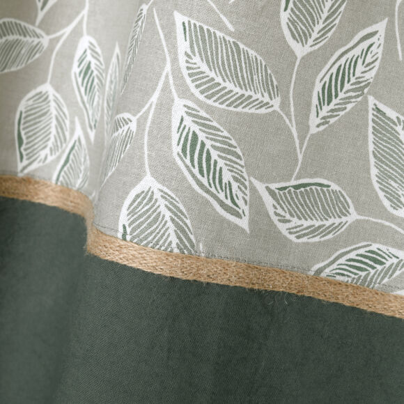 Vorhang aus Baumwolle (140 x 260 cm) Manisa Grün