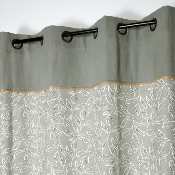 Vorhang aus Baumwolle (140 x 260 cm) Manisa Grün