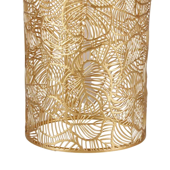 LAMP.MET.LIN.CALATHEA.BGE.DOR Dim : D24xH45 cm