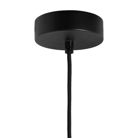 SUSPENSION MƒT.CORDE TIL NAT. Dim : 50x50xH10cm