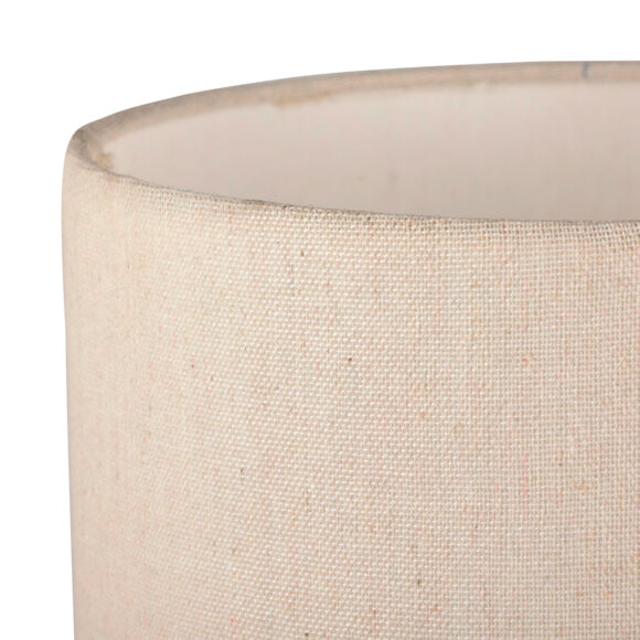Tischleuchte Keramik (H43 cm) Dune Weiß
