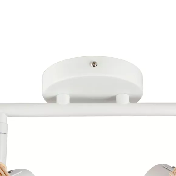 Deckenspots 2-flamming Bambus (L30,5 cm) Mahina Naturfarben