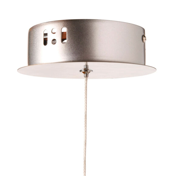 Hanglamp Aluminium sixties LED (D20 cm) UFO Transparant