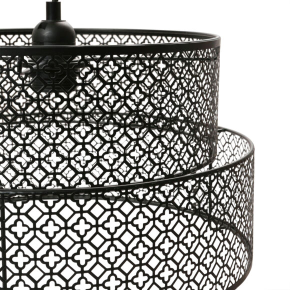 Hanglamp Metaal marokkaans (D34 cm) Gigogne Zwart