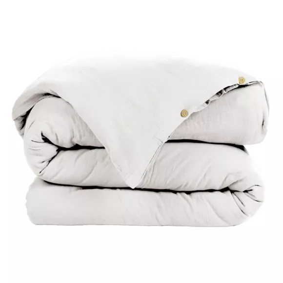 Housse de couette gaze de coton (140 cm) Gaïa Blanc chantilly 3