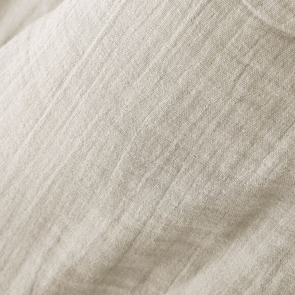 Edredón en gasa de algodón (150 x 150 cm) Gaïa Beige pampa 2