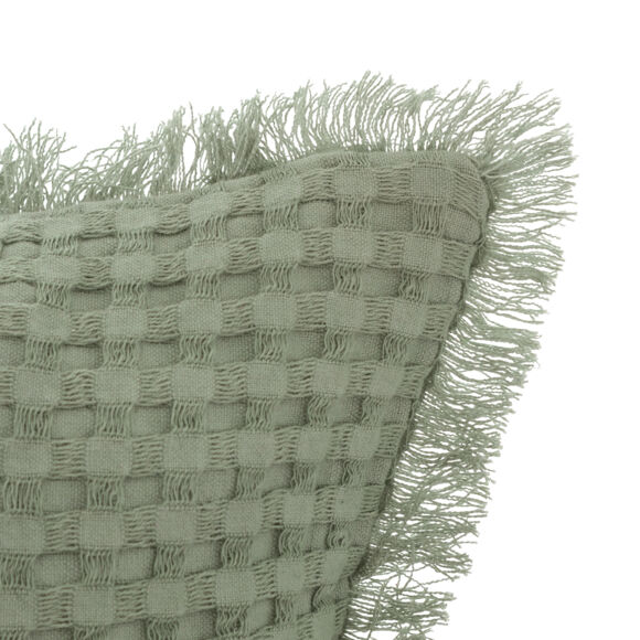 Cuscino rettangolare a nido d'ape (30 x 50 cm) Widdy Verde pallido