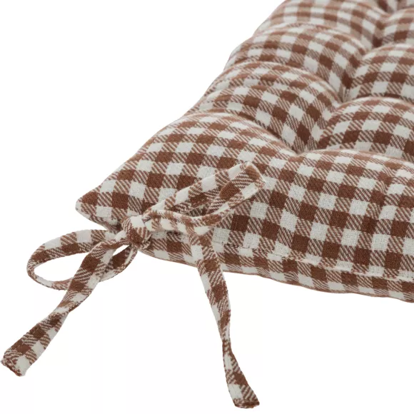 GALETTE CHAISE VICH FLO 38X38 D, 38 x H, 4,5 cm Marron Tonka