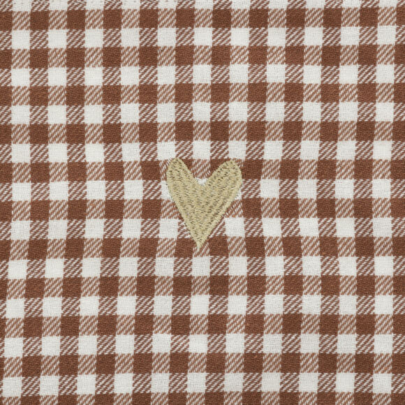 Delantal de algodón con bolsillo (60 x 80 cm) The Floral Marrón