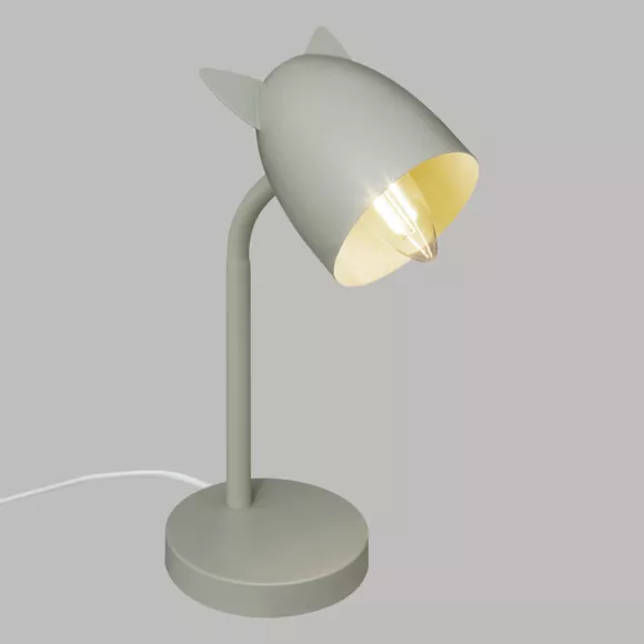 Lampada da posare bambini (H31 cm) Orecchie Verde