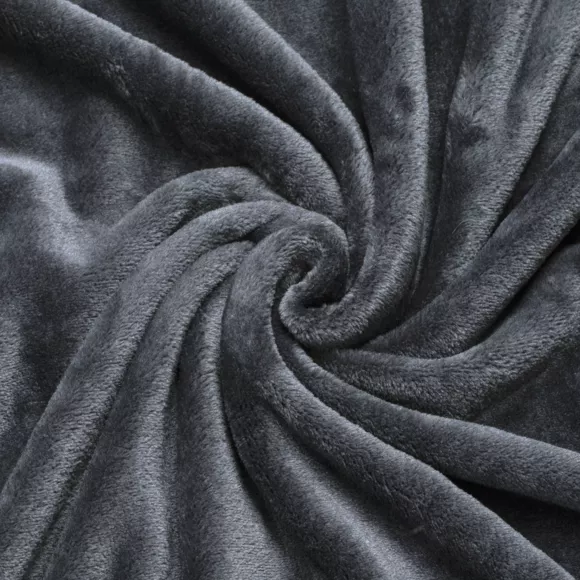 Fleece Plaid (180 cm) Tendresse Antraciet 127