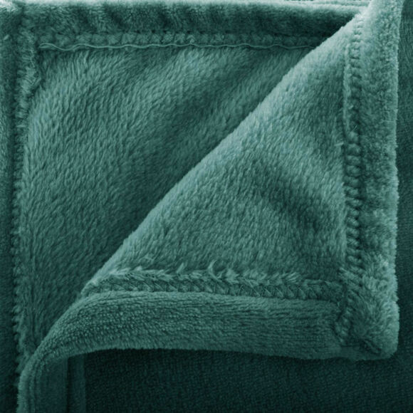 Plaid morbido (180 cm) Tendresse flanel Verde