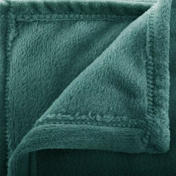 Manta suave (180 cm) Ternura flanel Verde